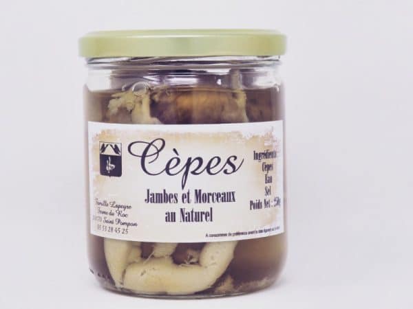 Cèpes extra au naturel têtes et jambes – Image 2
