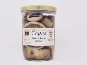 Cèpes extra au naturel têtes et jambes