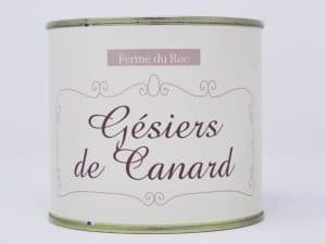 Gésiers de canard confits