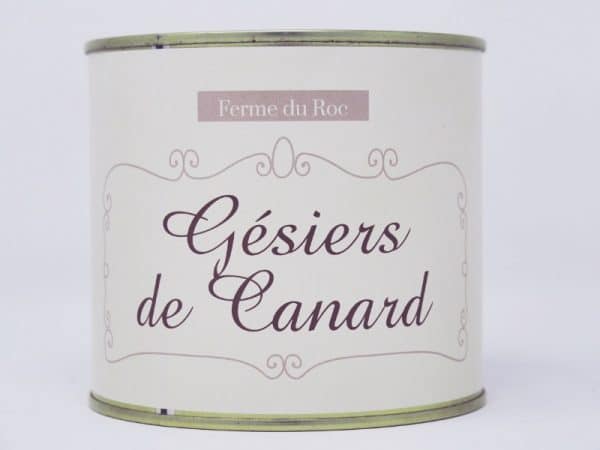 Gésiers de canard confits